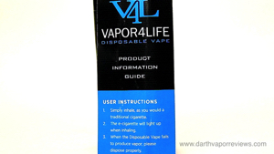 V4L Disposable E-Cigs Vape Sampler Info Guide